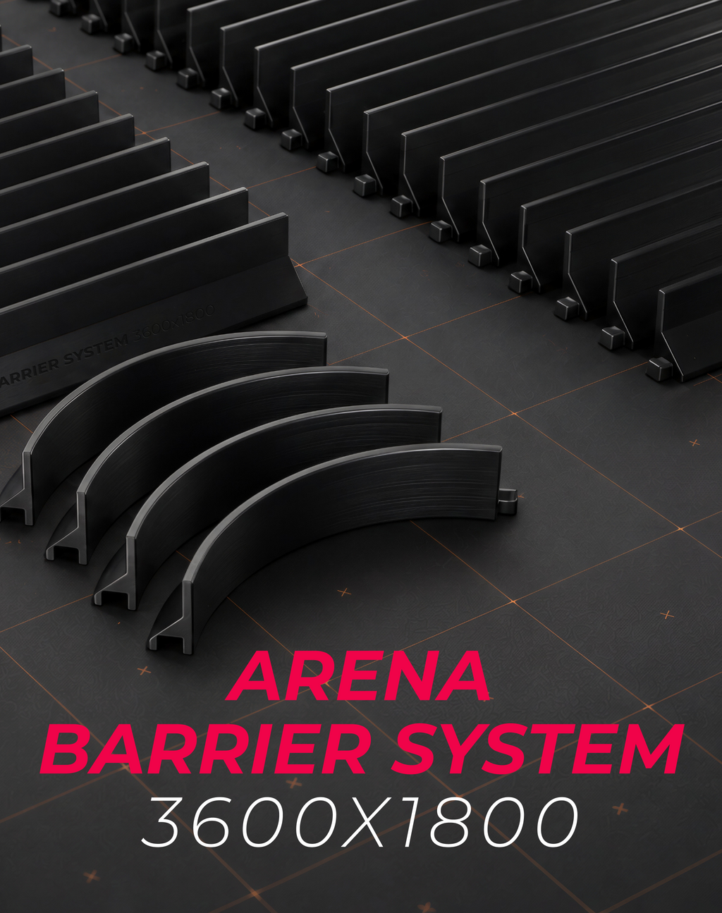 Arena Barrier System 3600x1800