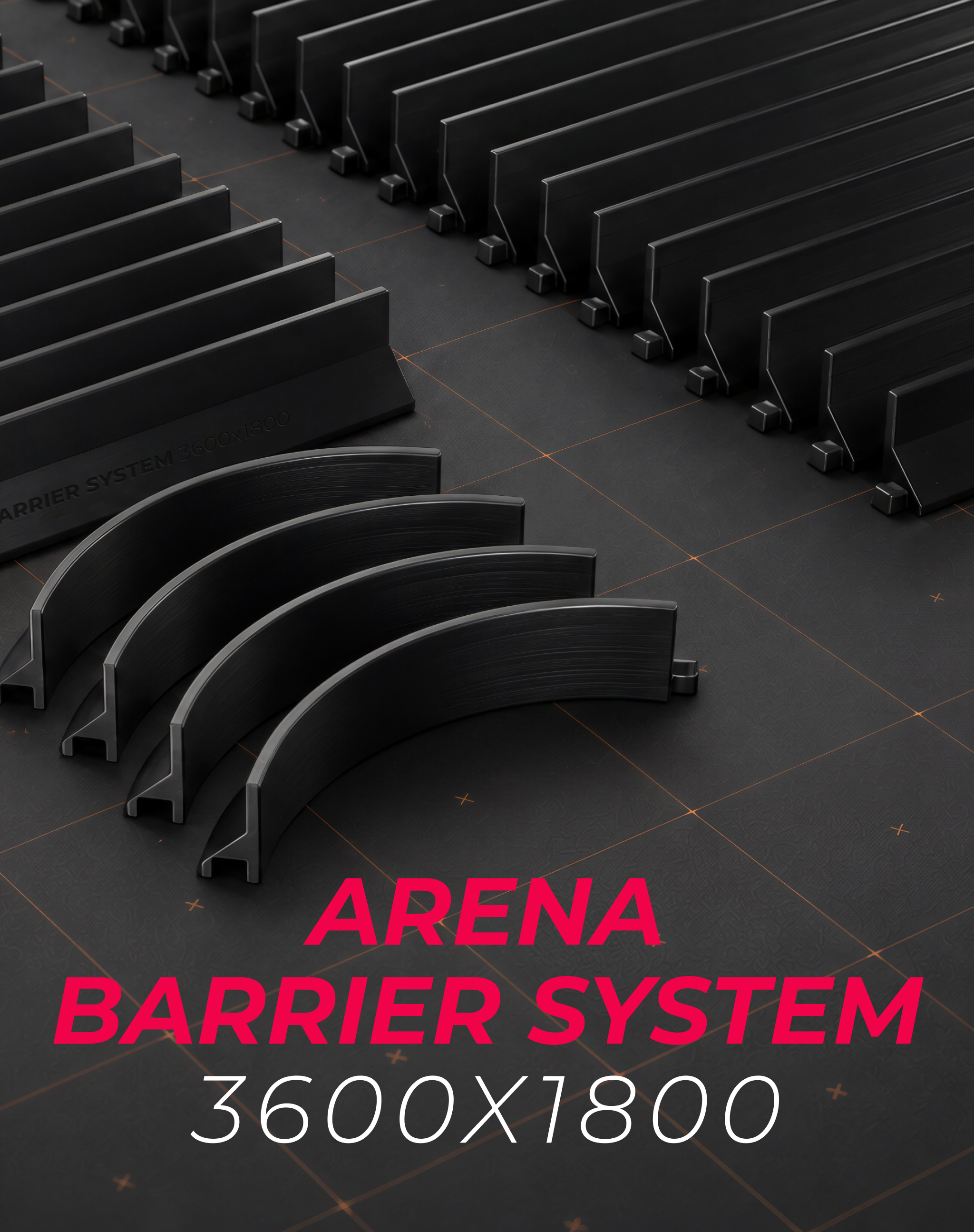 Arena Barrier System 3600x1800