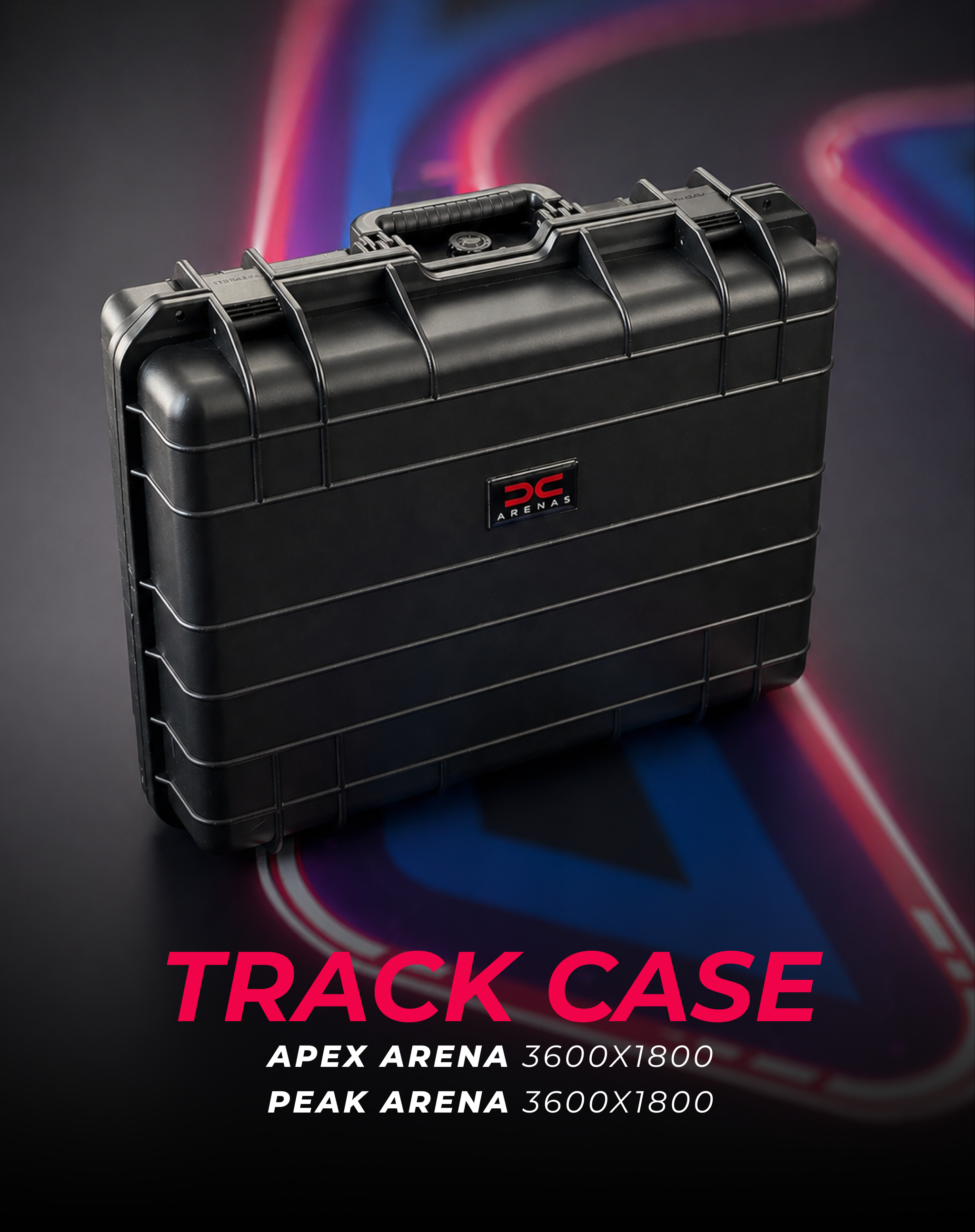 TrackCase für APEX/PEAK ARENA 3600x1800