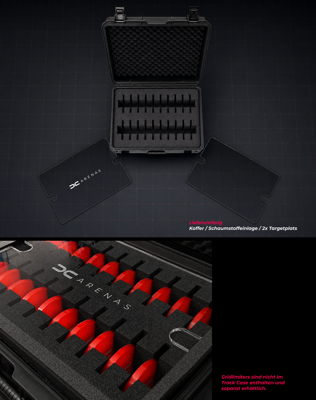 TrackCase für Grid Arena 3600x1800