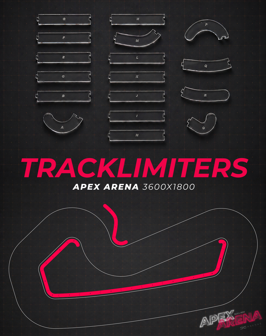 Tracklimiters für Apex Arena 3600x1800